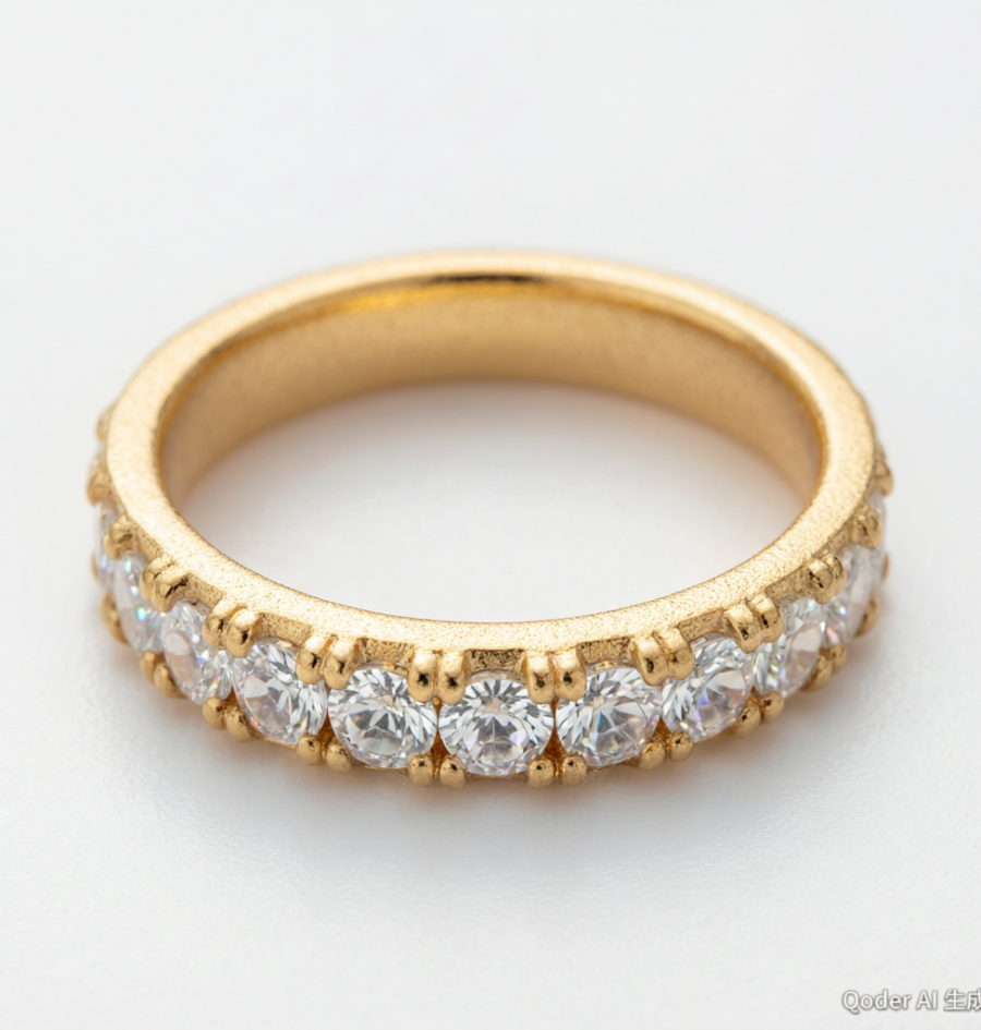 Solitaire Zircon Ring